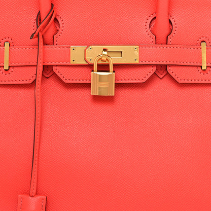 Hermes Epsom BIRKIN 30 Rose Jaipur 8 of 12