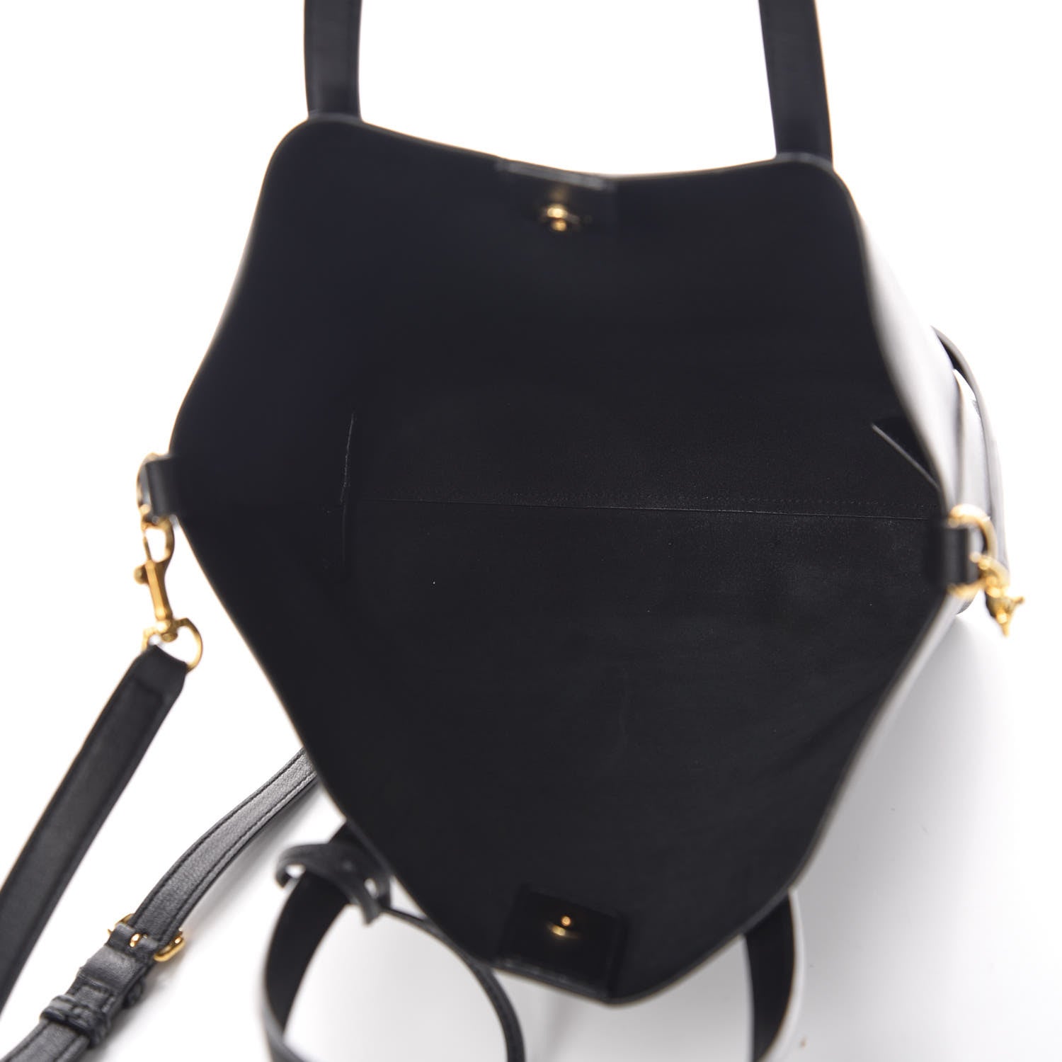 Saint Laurent Calfskin Toy Shopping Tote Black 6 of 15