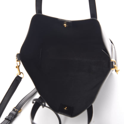 Saint Laurent Calfskin Toy Shopping Tote Black 6 of 15