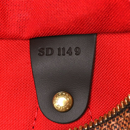 Louis Vuitton Damier Ebene Speedy Bandouliere 25 7 of 13