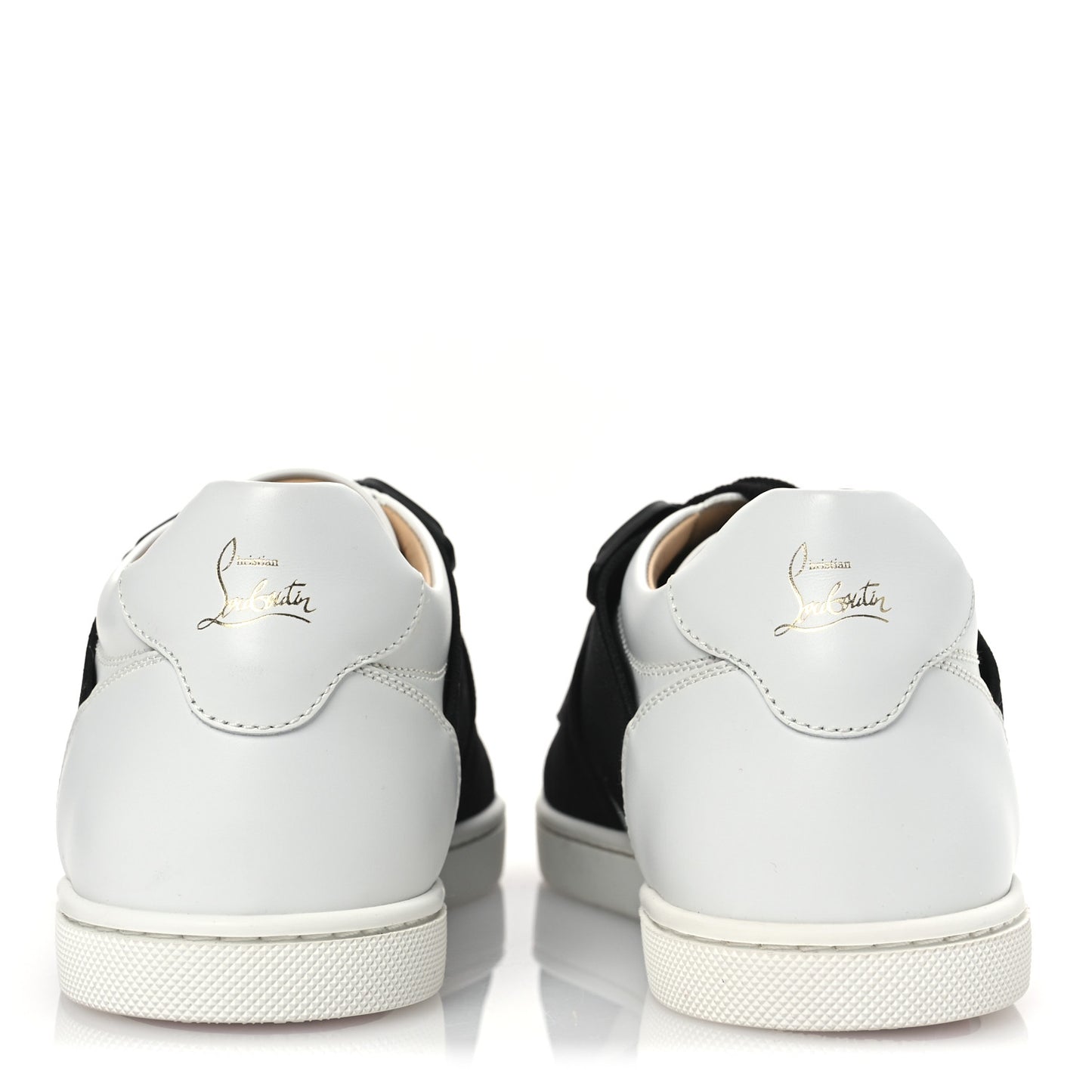 Calfskin Elastikid Donna Flat Sneakers 37 Bianco Black