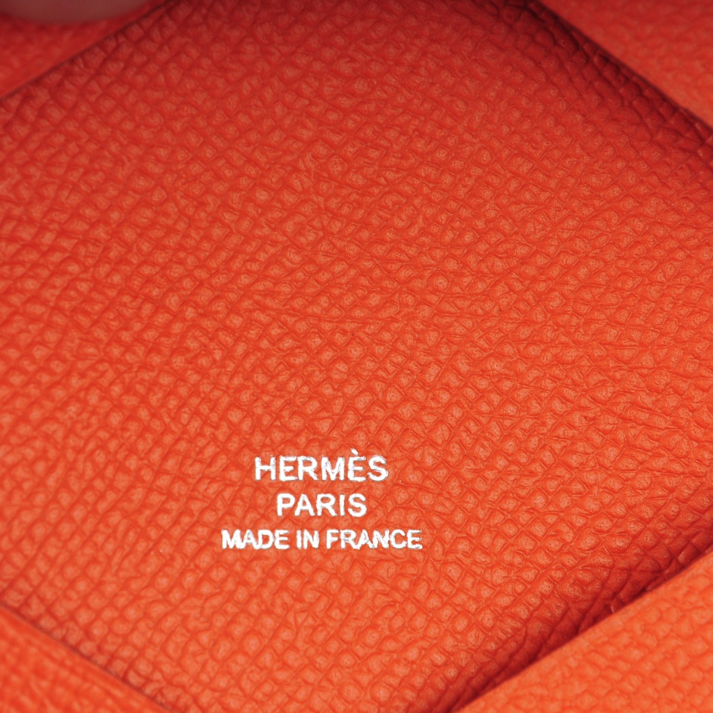 Epsom Calvi Card Case Orange