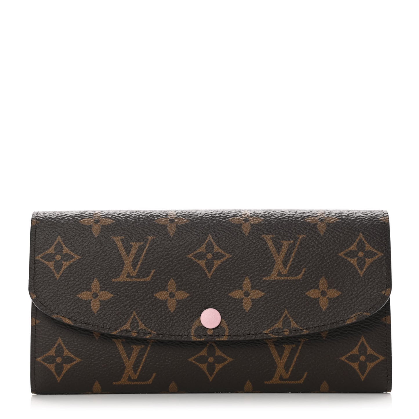Monogram Emilie Wallet Rose Ballerine