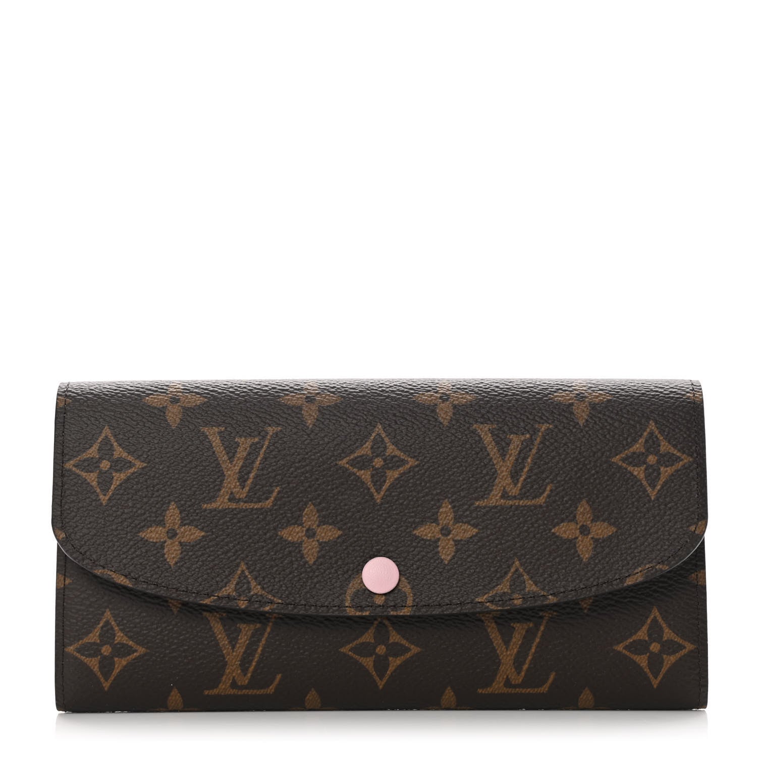 Louis Vuitton Monogram Emilie Wallet Rose Ballerine 1 of 7