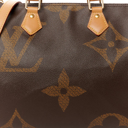 Louis Vuitton Reverse Monogram Giant Speedy Bandouliere 30 11 of 13