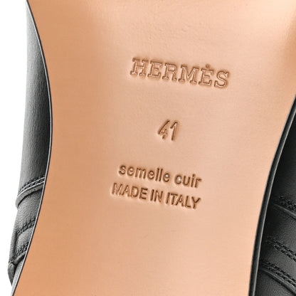 Hermes Calfskin Neo Low Boots 41 Black 7 of 9