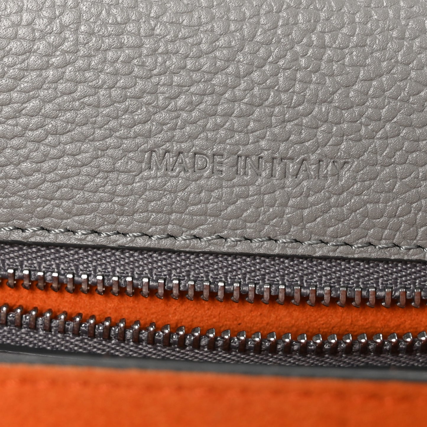 Grained Calfskin Patricia Park Avenue Crossbody Bag Arch Grey
