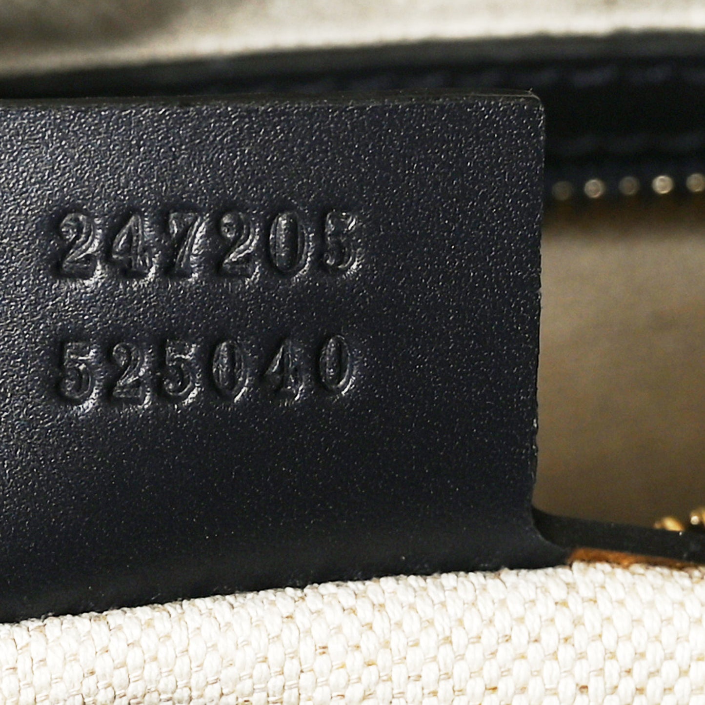 Monogram Selleria Calfskin Vintage Web Medium Boston Beige Blue