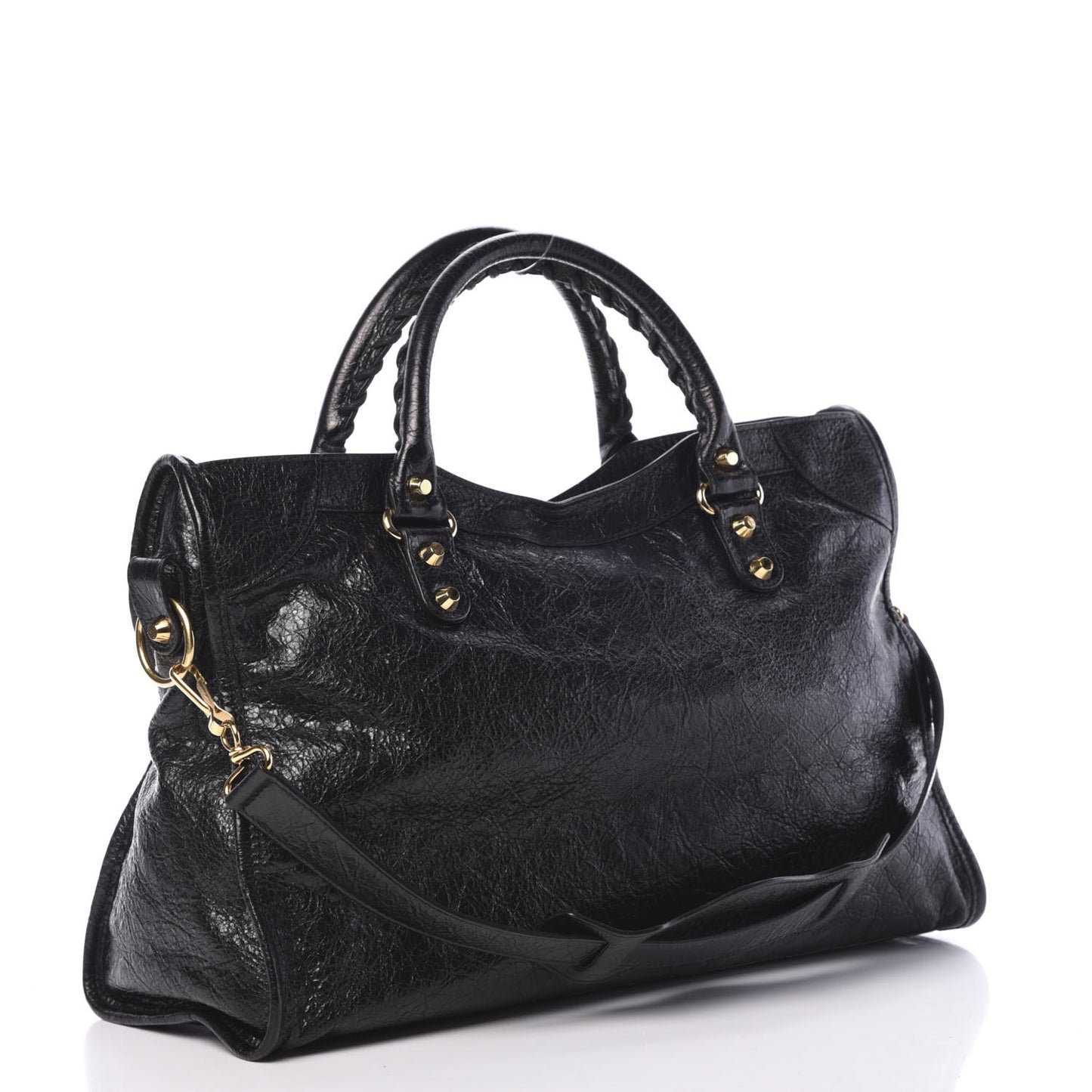 Agneau Classic Gold Hardware City Black
