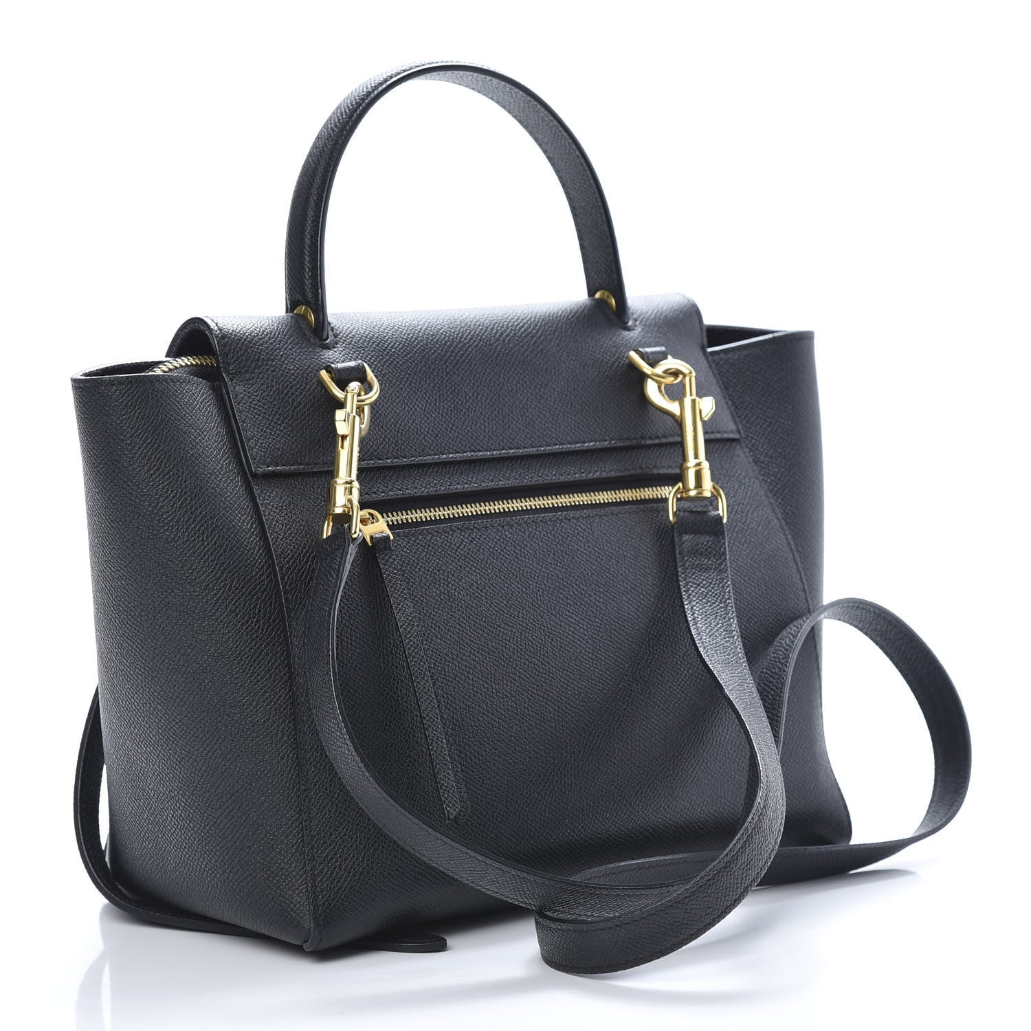 Celine Grained Calfskin Micro Belt Bag Black 3 of 14