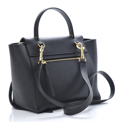 Celine Grained Calfskin Micro Belt Bag Black 3 of 14