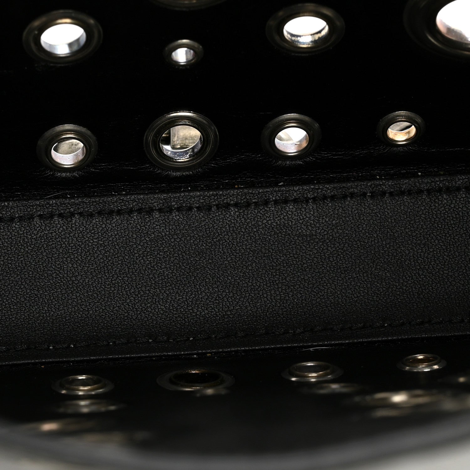 Gucci Calfskin Ha Ha Ha Jackie 1961 Eyelet Hobo Black 5 of 9
