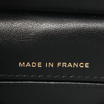 Chanel Calfskin Quilted Lady Handle Clutch With Chain Black 6 of 10