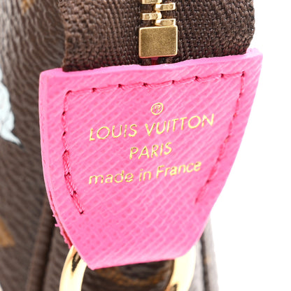 Louis Vuitton Monogram 2022 Christmas Animation Seoul Mini Pochette Accessories Fuchsia 6 of 7