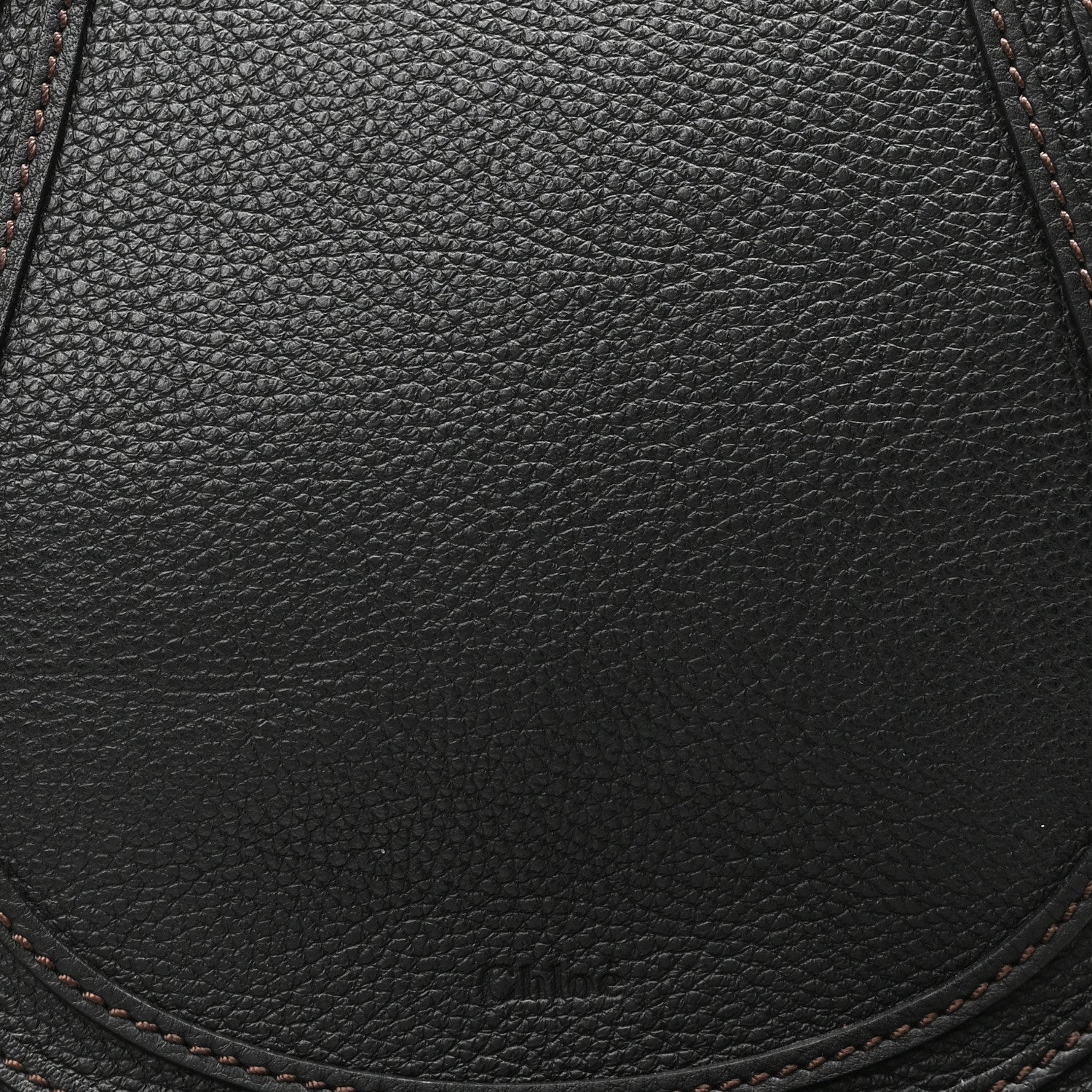 Chloe Calfskin Medium Marcie Round Crossbody Bag Black 8 of 10