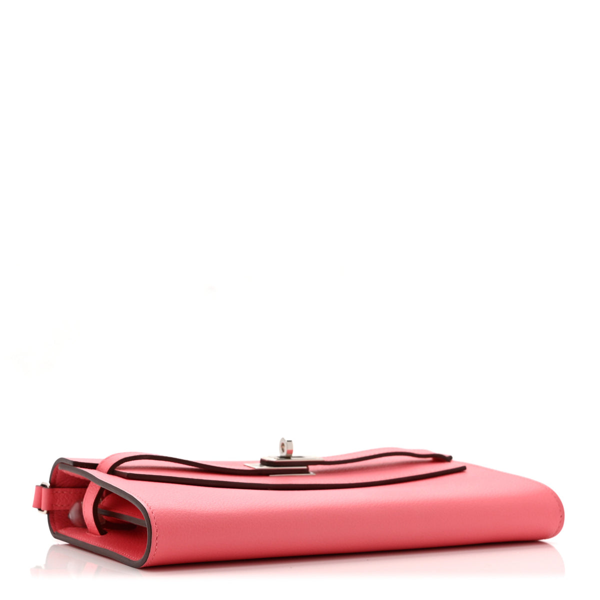 Hermes Evercolor Kelly To Go Wallet Rose Azalee 4 of 11