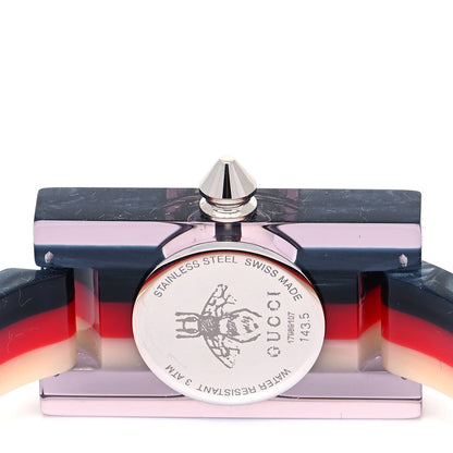 Gucci Stainless Steel Plexiglass Mother of Pearl 24mm Quartz Watch 4 of 5