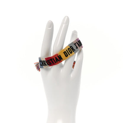 Christian Dior Woven Cotton J'Adior Friendship Bracelet Multicolor 2 of 4