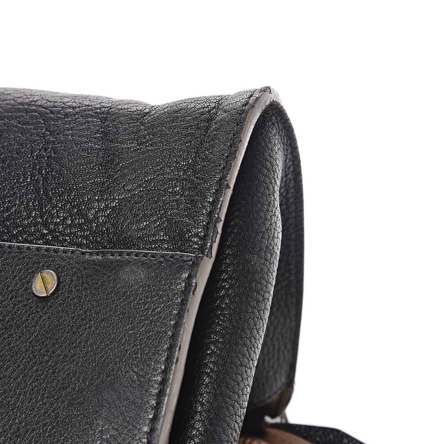 Calfskin Medium Marcie Satchel Black