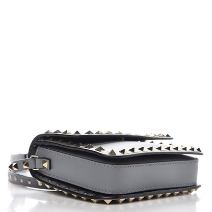 Valentino Garavani Vitello Rockstud Flap Crossbody Bag Stone 4 of 6