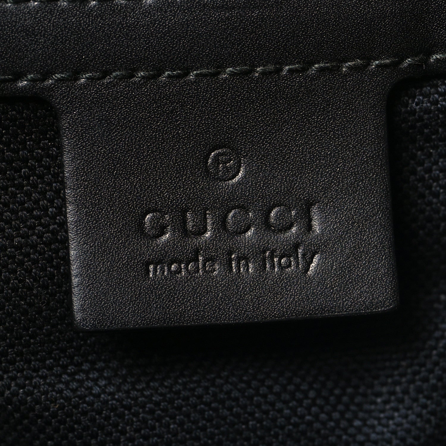 Gucci Soft GG Supreme Monogram Appia Calfskin Web Vertical Tote Black 6 of 10