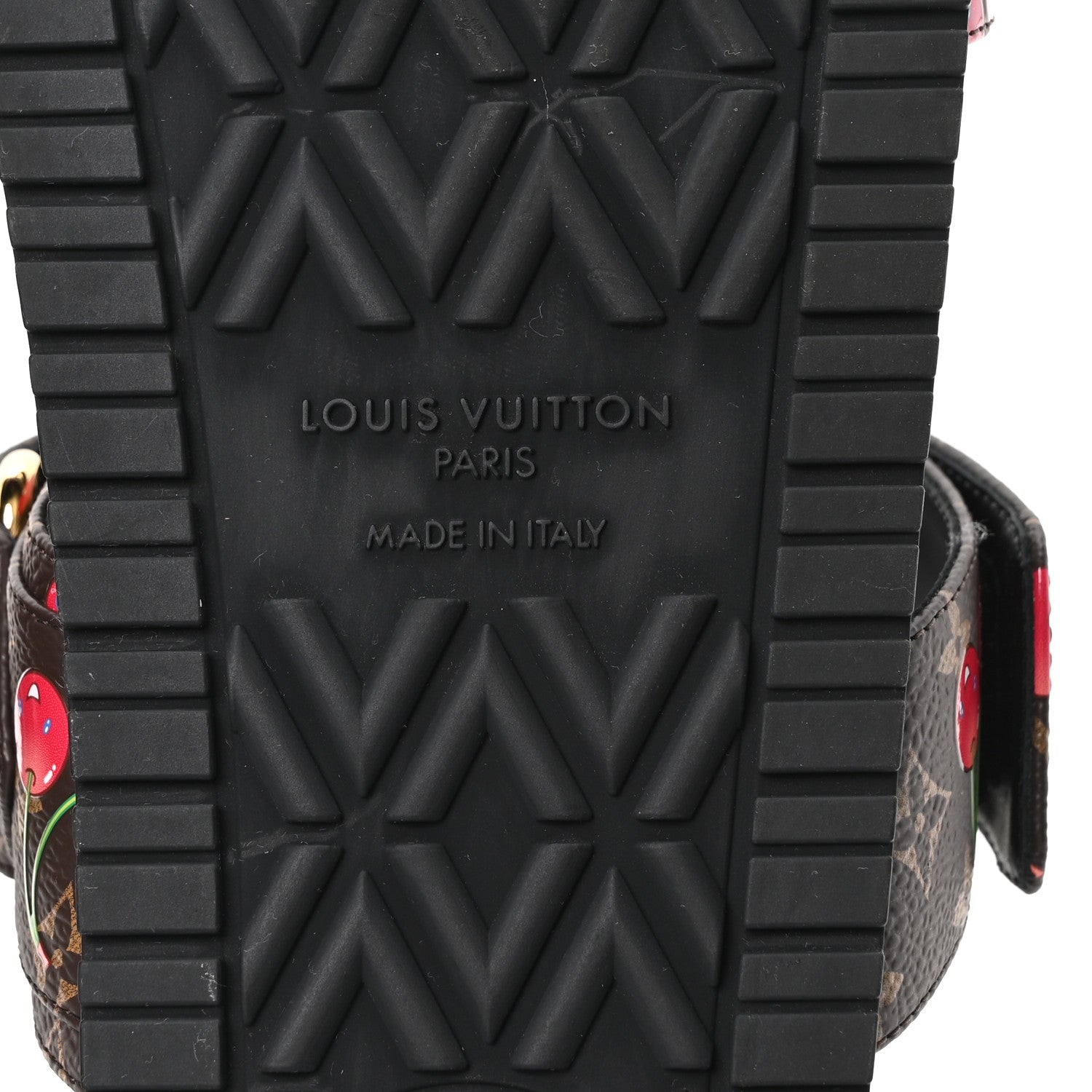 Louis Vuitton LV X TM Monogram Cerises Bom Dia Comfort Mule Sandals 39 7 of 10
