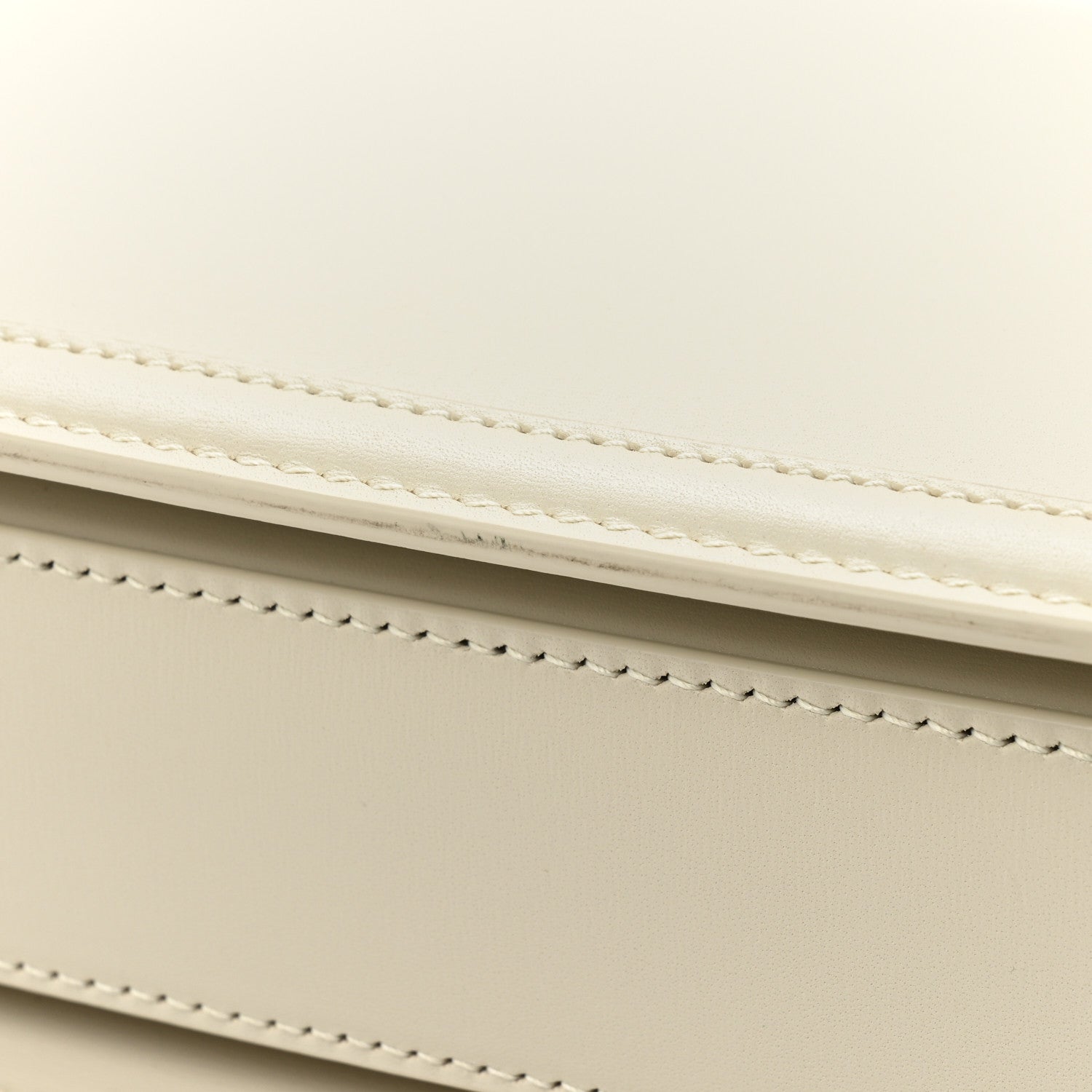 Saint Laurent Box Calfskin Monogram Medium Solferino Satchel Crema Soft 12 of 14