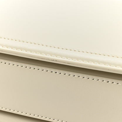Saint Laurent Box Calfskin Monogram Medium Solferino Satchel Crema Soft 12 of 14