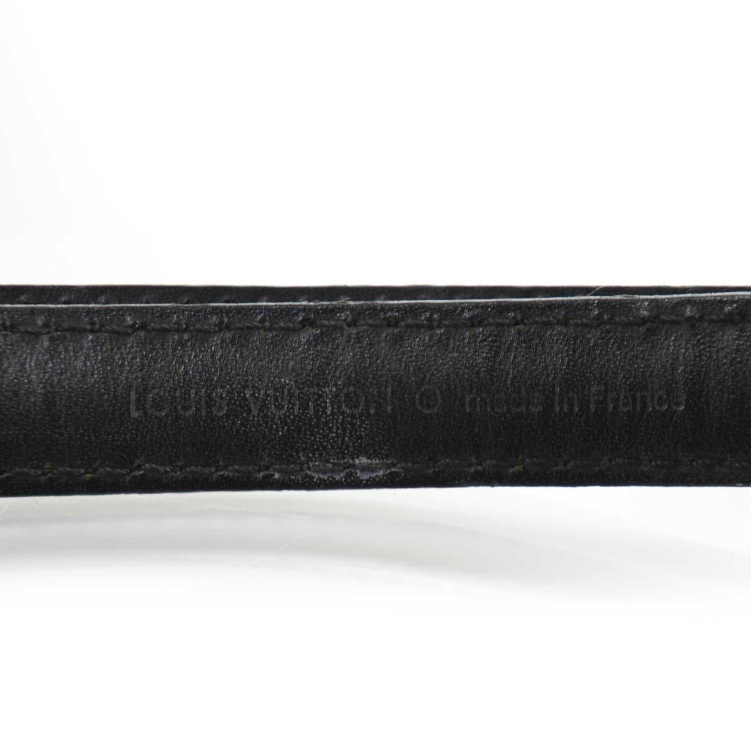 Louis Vuitton Epi Adjustable Shoulder Strap Black 5 of 5