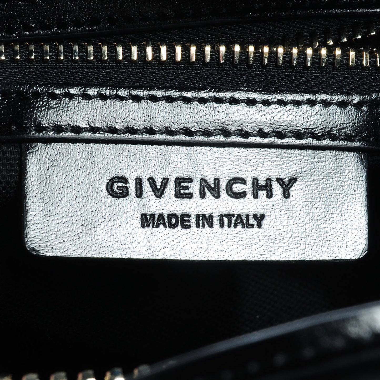 Shiny Lord Calfskin Mini Antigona Black