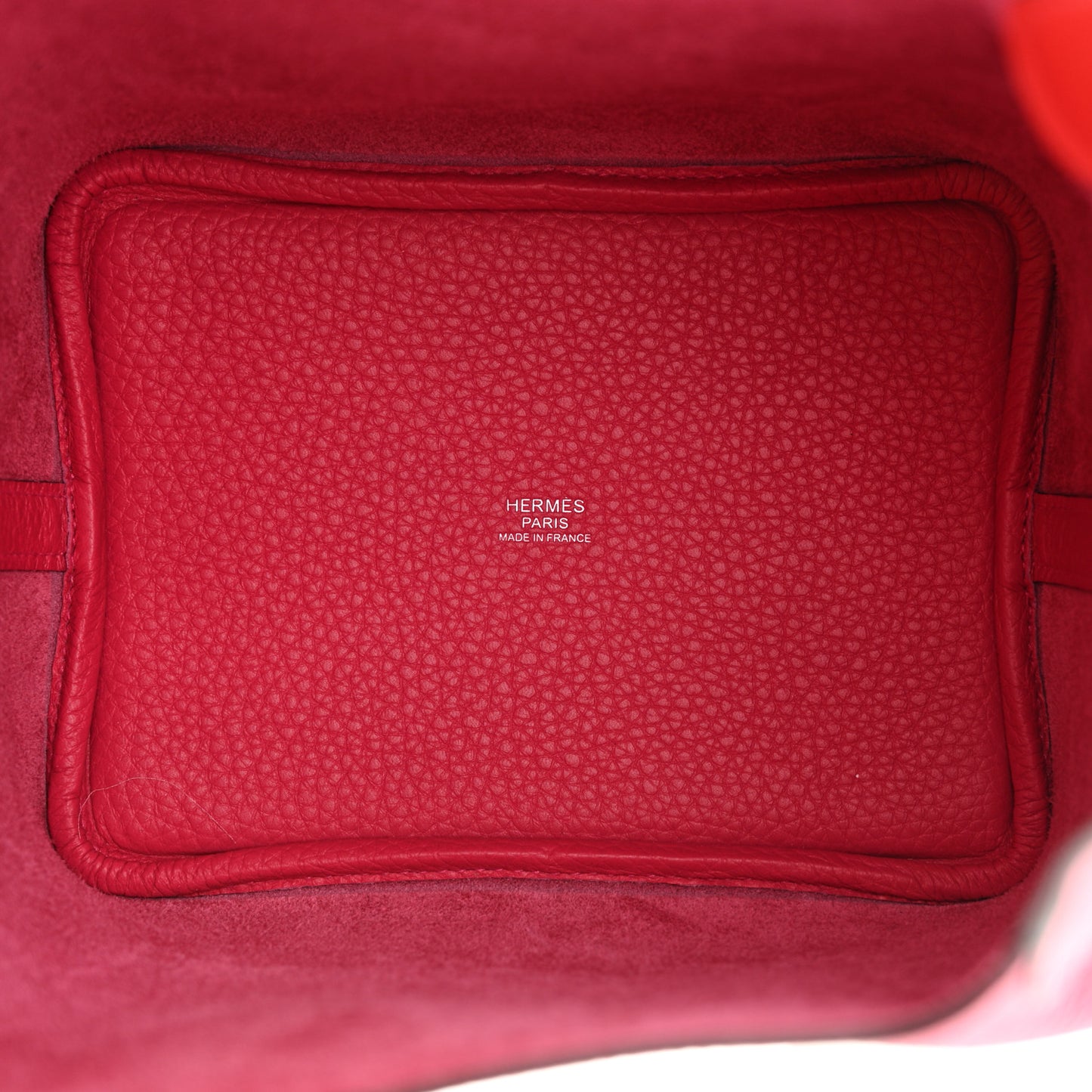 Taurillon Clemence Swift Eclat Picotin Lock 18 PM  Rose Mexico Rouge De Coeur