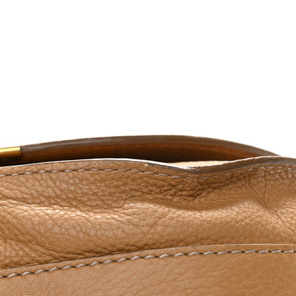 Chloe Calfskin Medium Marcie Round Crossbody Bag Milky Coffee 12 of 16