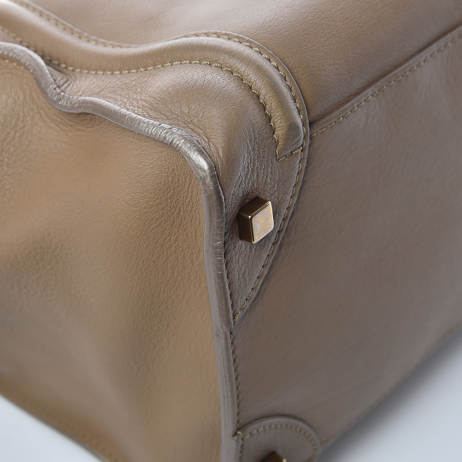 Celine Smooth Calfskin Mini Luggage Dune 20 of 21