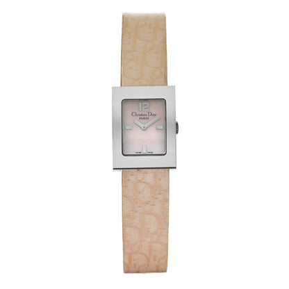Christian Dior Stainless Steel Calfskin 20mm Malice Quartz Watch Beige 1 of 4