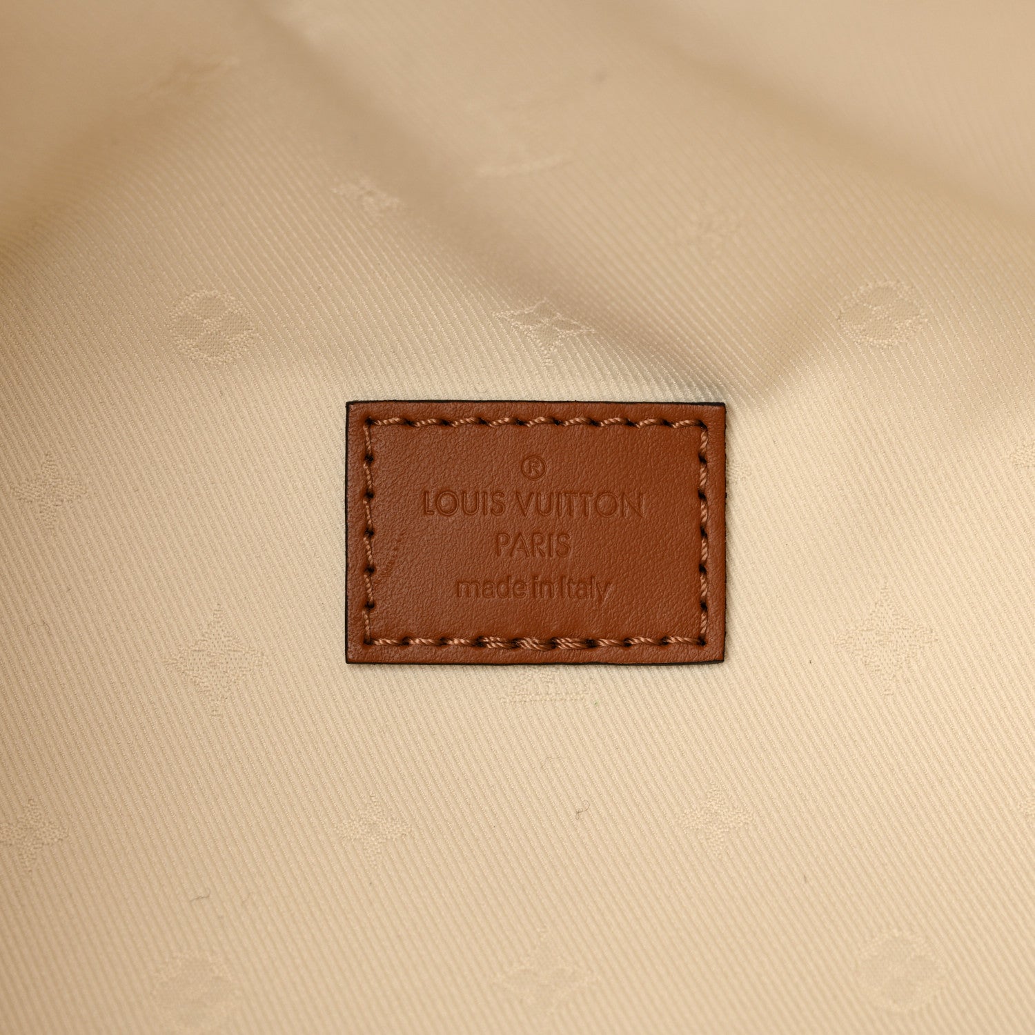 Louis Vuitton Shearling Monogram LV Ski Bumbag Cream Brown 6 of 9