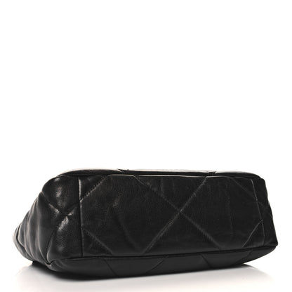Chanel Goatskin Quilted Medium Chanel 19 Flap Black 4 of 11