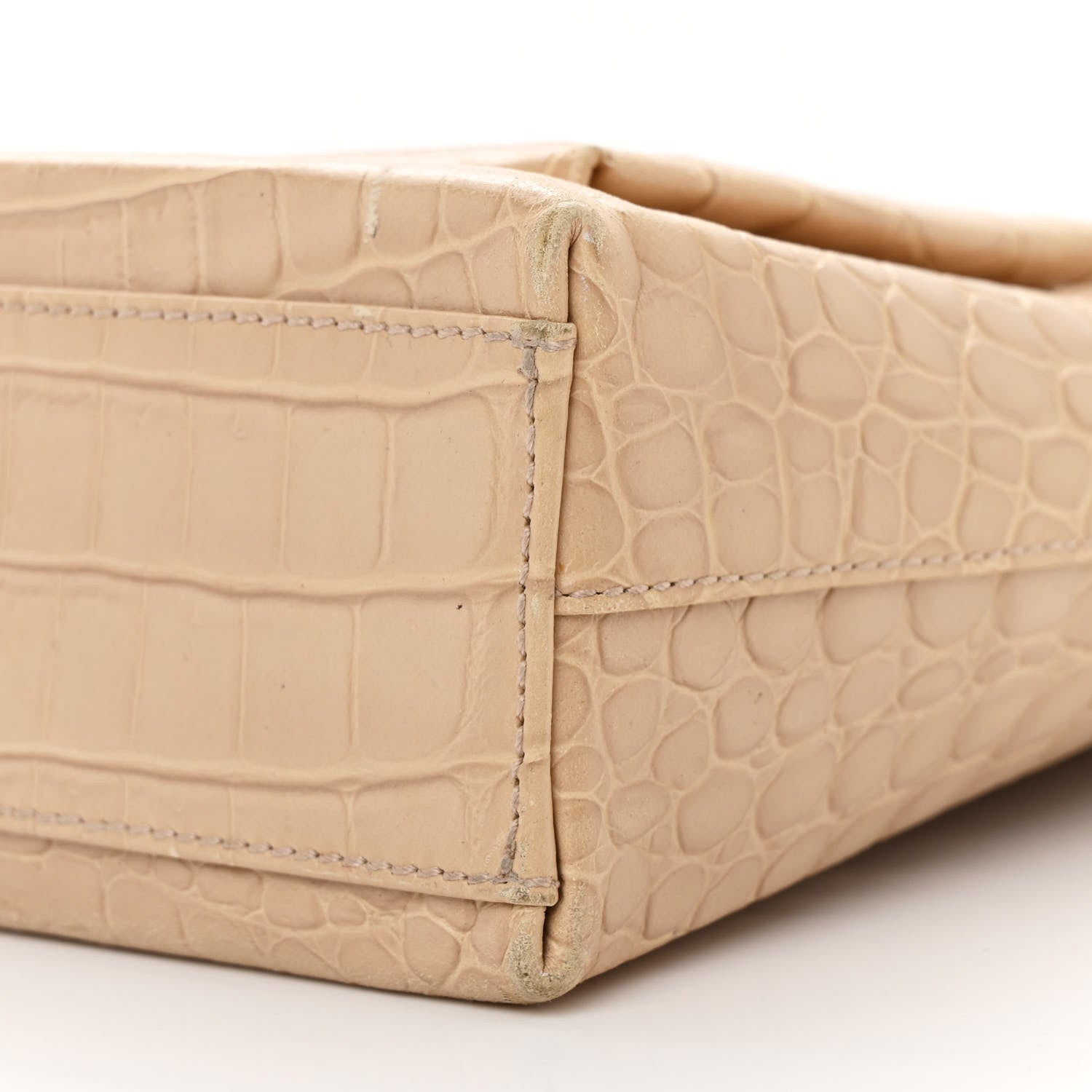 Salvatore Ferragamo Alligator Hobo Cream 9 of 14