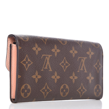 Louis Vuitton Monogram Emilie Wallet Rose Nacre 3 of 9