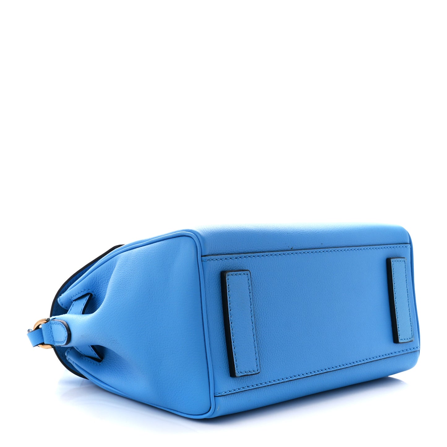 Calfskin Medium La Medusa Top Handle Handbag Blue