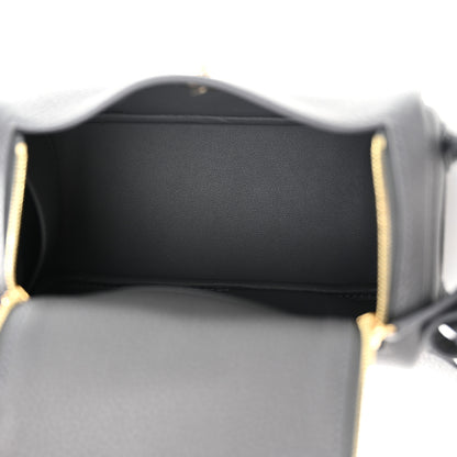 Hermes Taurillon Clemence Mini Lindy 20 Ardoise 5 of 11