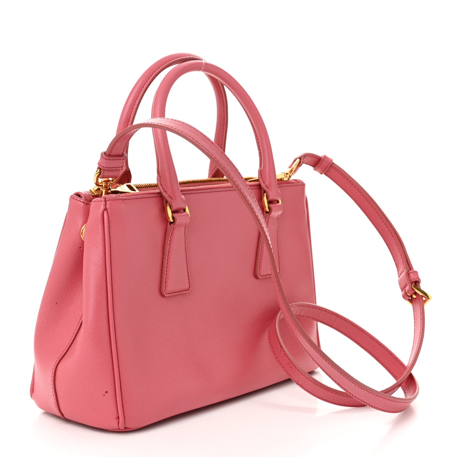 Prada Saffiano Mini Galleria Double Zip Tote Tamaris 3 of 17