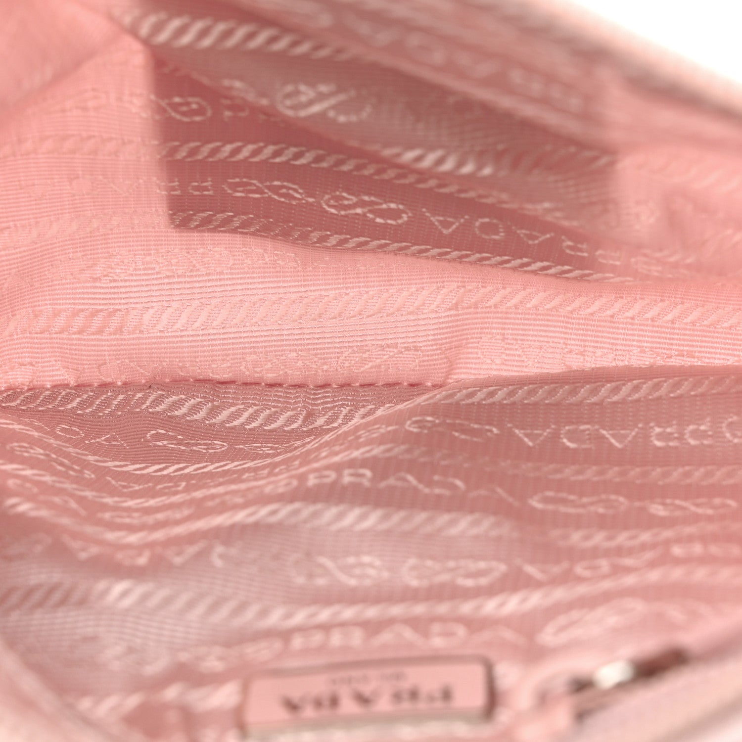 Prada Re-Nylon Vela Saffiano Mini Pochette Bag Alabastro 5 of 11