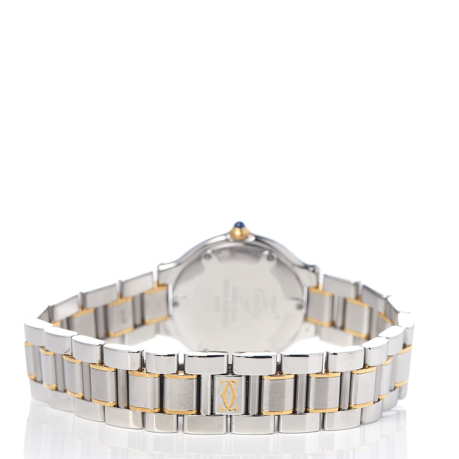 Cartier Stainless Steel 18K Yellow Gold 28mm Must De 21 Quartz Watch 4 of 6