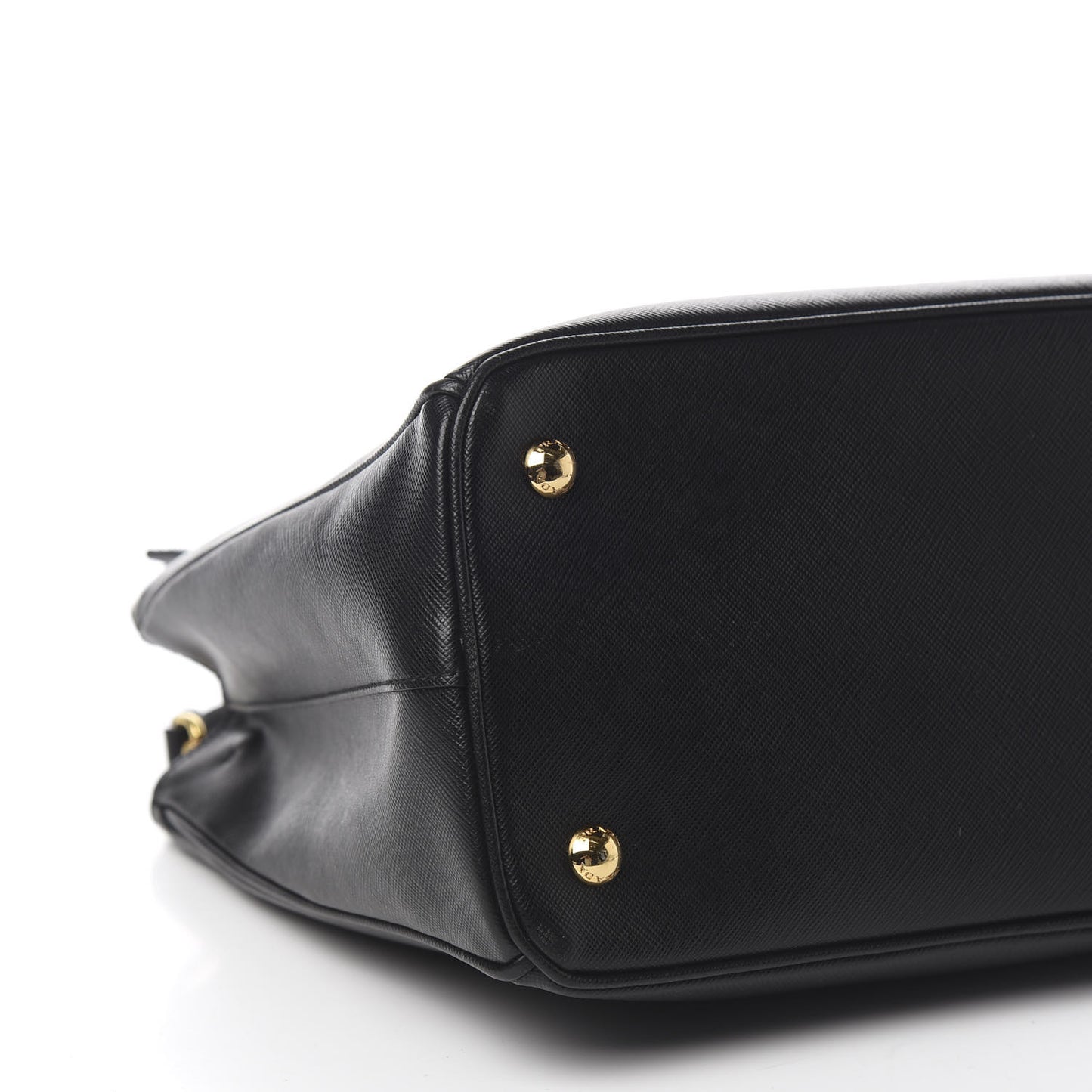 Saffiano Lux Medium Tote Black