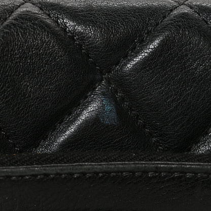 Chanel Calfskin Quilted Medium CC Crown Flap Black 12 of 12