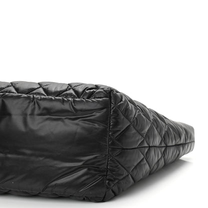 Chanel Nylon Quilted Small Coco Cocoon Tote Black 10 of 10