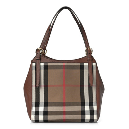 Burberry House Check Small Canterbury Tote Berry Pink 1 of 8