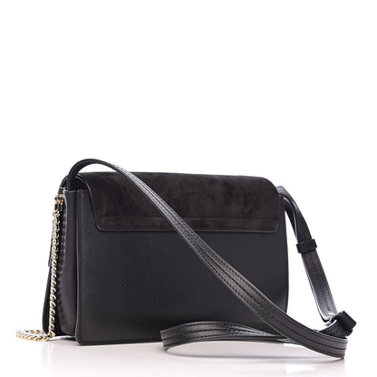 Chloe Suede Calfskin Small Faye Shoulder Bag Black 3 of 12