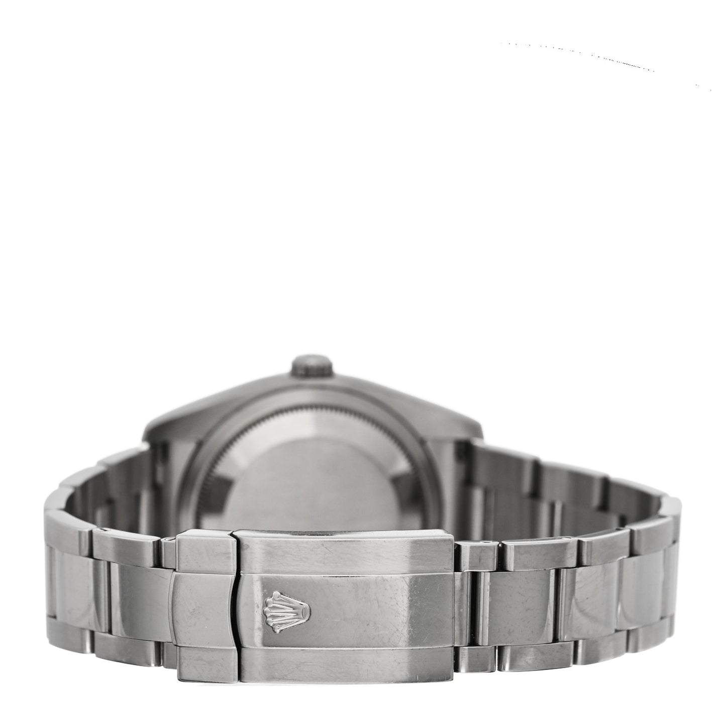 Stainless Steel 18K White Gold 36mm Oyster Perpetual Datejust Turn-O-Graph Watch Black 116264