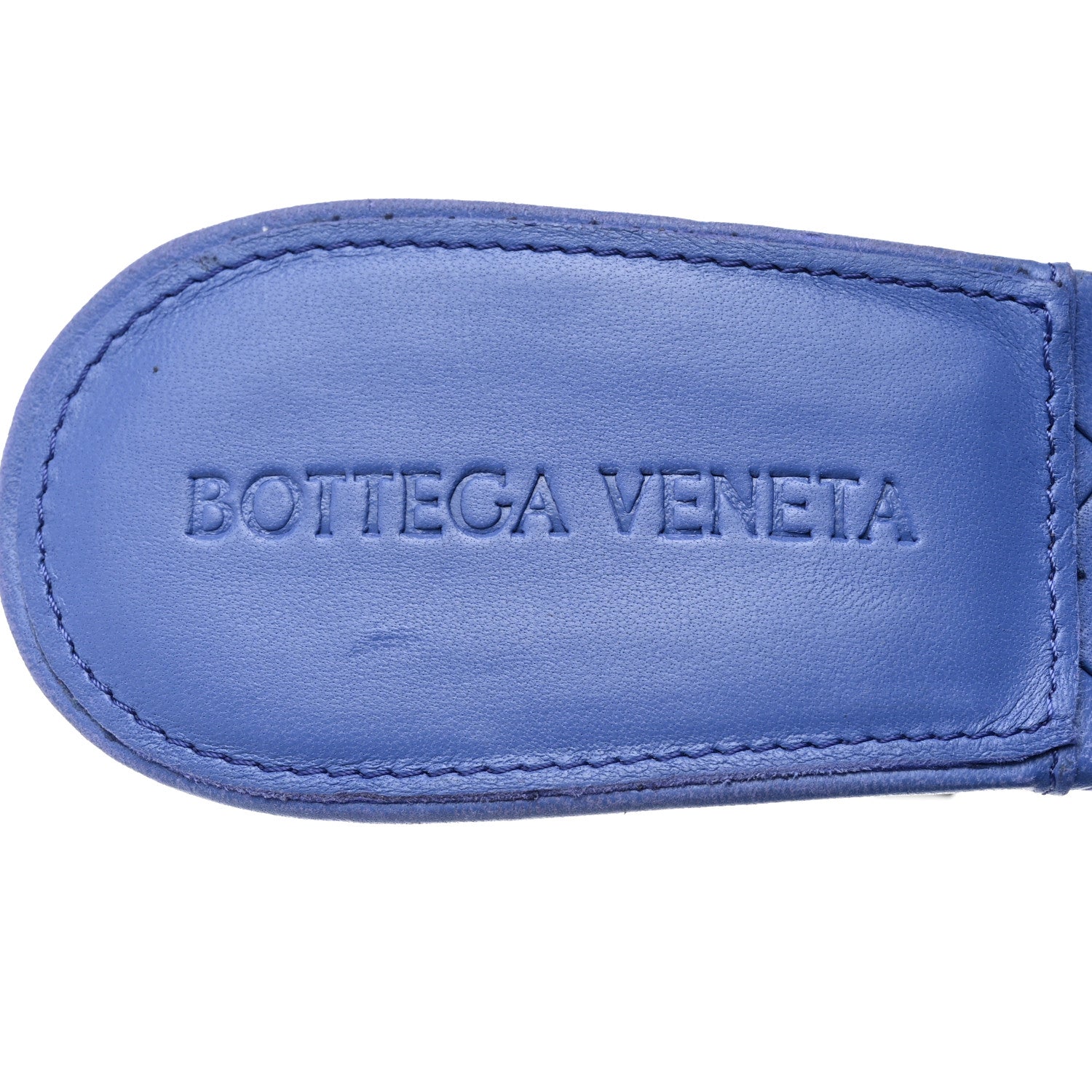 Bottega Veneta Nappa Maxi Intrecciato Lido Mule Sandals 36 Royal Blue 6 of 7